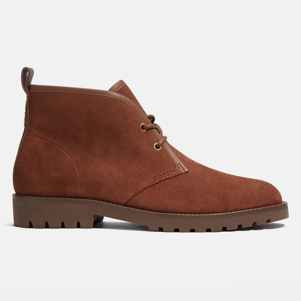 Coach Desert Boots, a chukka-style ankle boot crafted from suede 9 NWT